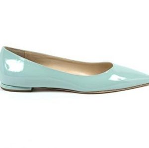 Brand New Andrew Charles Teal Flats